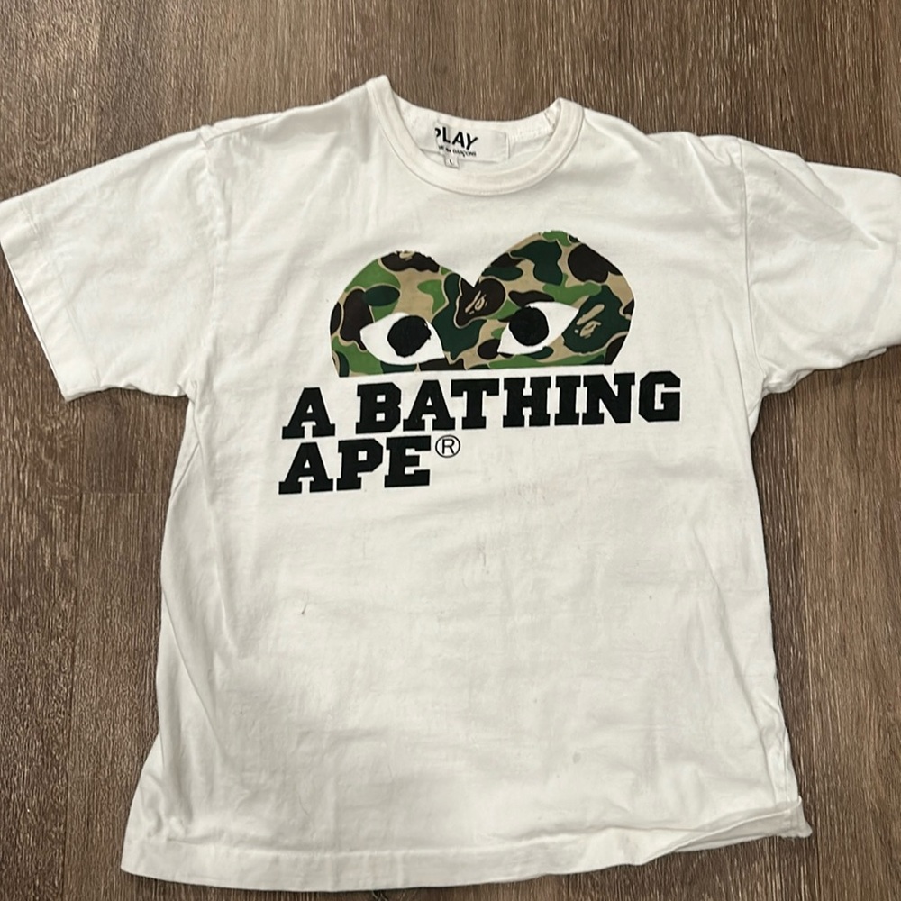 BAPE x Comme Des Garcons Play T-Shirt
